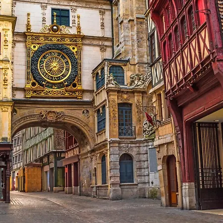 Le F2 Rue Du Gros Horloge A Rouen! 아파트 루앙